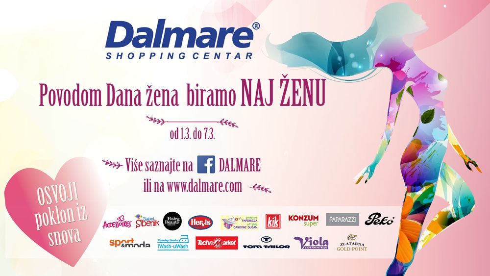 Pozvani ste na rođendansku proslavu shopping centra Dalmare!!!