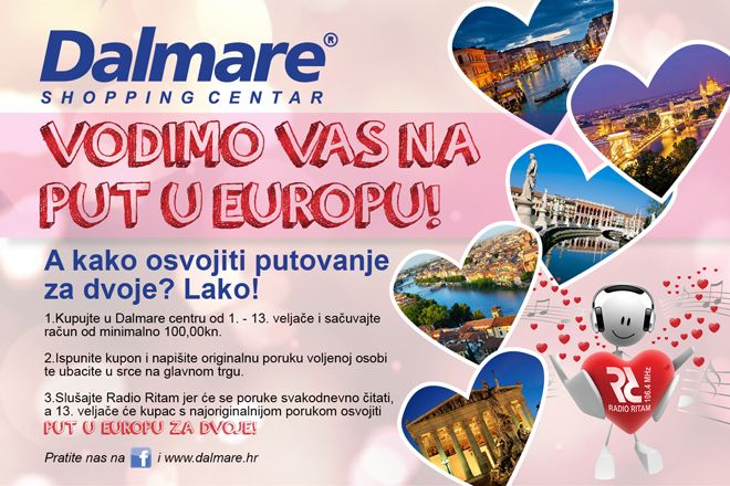 Dalmare najzaljubljenije vodi na putovanje u Europu