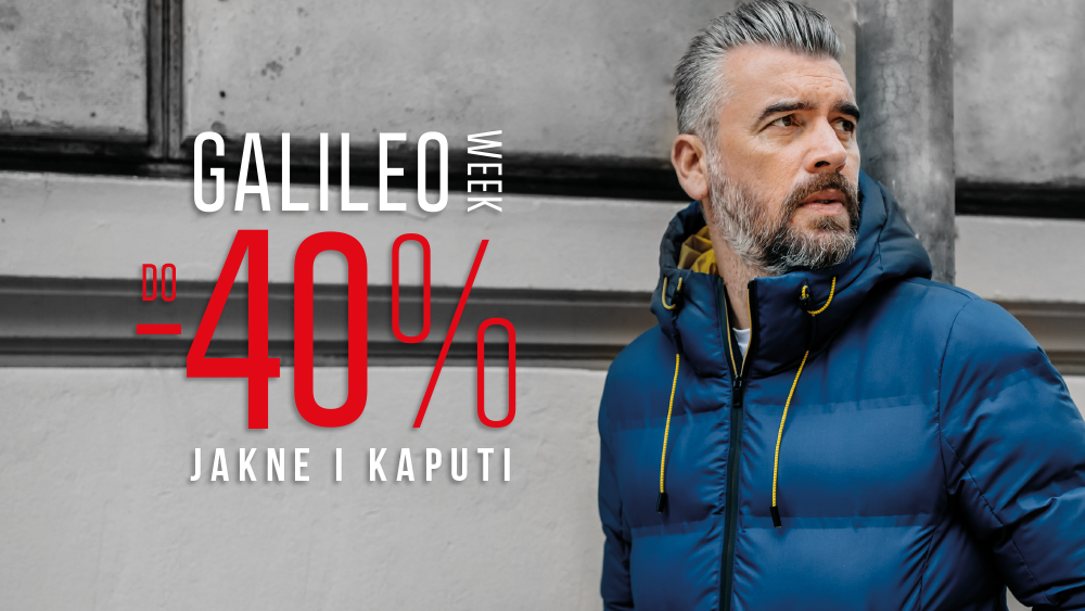 [Galileo week] do -40% na jakne i kapute!