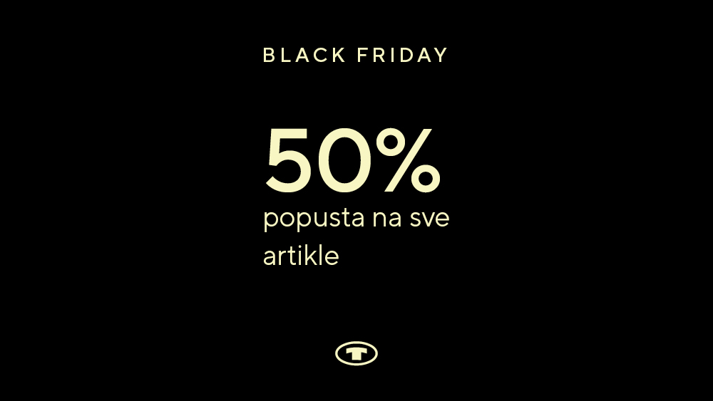 Black Friday: 50 % popusta na sve artikle